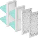 1 Micron Inner Filter and 5-Micron Outer Air Filter Replacement Compatible with WEN 3410, POWERTEC AF4000, AF4001, Shop Fox W1830, WEN 90243-026-2 Air Filtration Systems Woodworking, 2 Set