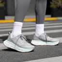 NORTIV 8 Women's Walking Shoes Cushion Running Tennis Shoes ActiveFloat Non-Slip Comfortable Breathable Workout Gym Sports Athletic Fashion Sneakers,Size 8,Grey