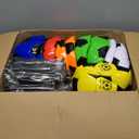 12 Pack Operation Christmas Bulk Items Soccer Ball with Pump Needles, Official Size 3/4/5 Soccer Ball Deflated Gift for Christian Charity Donation Training Practice (Multicolor)