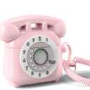 KOREDA Compatible with AirPods 4 Case Cover 2024, Cute Funny Telephone Design for Airpods 4th Generation Case with Cleaner Kit & Lanyard, Soft Silicone Shockproof Protective Case for AirPods 4 Gen