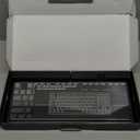 AUSDOM H87 Wireless Mechanical Keyboard, 10000mAh Battery Gasket Hot Swappable Custom Keyboard with RGB Backlit, Side Printed PBT Keycaps, Tri-Mode BT5.3/2.4GHz/USB-C Gaming Keyboards, Black Grey