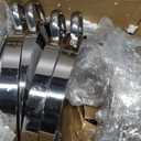 4 Packs Chafing Dish Buffet Set,8QT Round Glass Cover Stainless Steel Buffet Servers and Warmers, Thick Stand Frame Catering Chafe with Mirror Covers,Food Warmer for Party, Weddings,Picnic