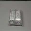 Partsam 4Pcs 6" Rectangle Truck Trailer Amber Led Side Marker Lights and Turn Signal Lights 20 Diodes w/Reflectors, Clear Lens, Waterproof Sealed, Surface Mount