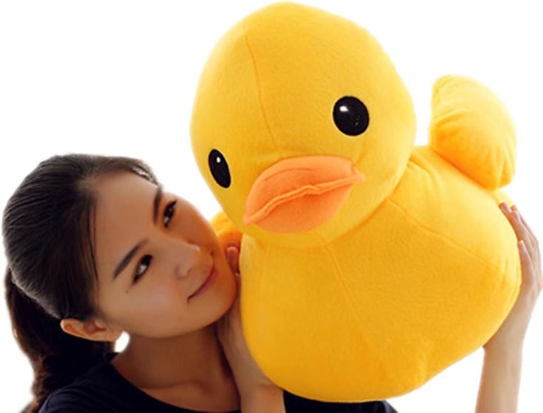 Bansusu 50CM Plush Yellow Duck Soft Stuffed Animal Toy Sofa Decoration for Kids Birthday (50CM/19.6'')