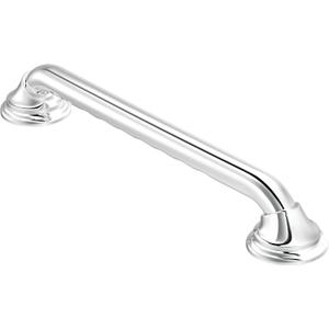 Moen Chrome Bathroom Safety 24-Inch Designer Safety Shower Grab Bar with Curled Grip, LR8724D3GCH