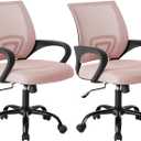 DUMOS Ergonomic Home Office Chair, Executive Mesh Desk Chair, 2 Pack, 23.03" W x 24.02" D x 39.76" H