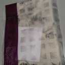 jinchan Floral Kitchen Curtains 30 Inch Linen Tier Curtains Farmhouse Cafe Half Window Drapes Over Sink Light Filtering Black on Beige for Living Room Laundry RV Rod Pocket 2 Panels, 26"W x 30"L (Pack of 2), Alisa Black on Linen