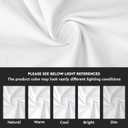 Encasa XO Throw Pillow Covers 22x22 in Set of 2 White | No Inserts | Cotton Pillow Covers for Living Room, Bed, Sofa, Couch | Decorative Cushion Covers with Improved Zipper