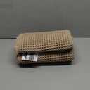 ZALL Tan Waffle Bath Mat,Super Absorbent Non Slip Bathroom Rug,Brown 24x48inch,Machine Washable Ultra Soft Floor Mats