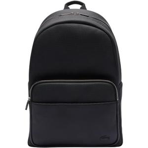 Lacoste Men's Classic Laptop Pocket Backpack, Black, One Size