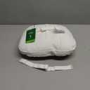 TPARTS Leather Headrest Neck Pillow for Tesla Model Y/X/3/S, Tesla Model 3 Accessories,Tesla Model Y Accessories, Car Neck Pillow for Traveling (1pc White)