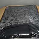 Madison Park Essentials Brystol 24 Piece Room in a Bag Faux Silk Comforter Jacquard Paisley Design Matching Curtains Down Alternative All Season Bedding-Set, Queen(90 in x 90 in), Black 24 Piece
