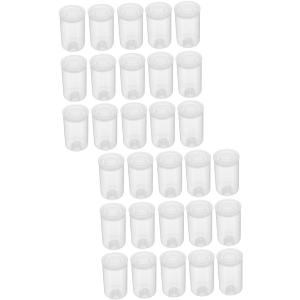 SUPVOX 60 Pcs Film Roll The Pet Hard Plastic Storage Box Travel (5.3X3.2CMx2pcs)