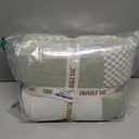 Snuggle Sac Checkered Blanket, Sage Green Throw Blanket for Couch Plaid Microfiber Fluffy Warm Cozy Fuzzy Soft Throw Blanket Reversible Checker Blankets for Sofa, Chair, Bed, 50x60 inches