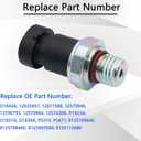 Oil Pressure Sensor Switch Sending Unit D1843A 12635957 Compatible with Chevy Colorado Equinox Trailblazer Malibu Impala GMC Envoy Canyon Buick Lacrosse Enclave Rainier Cadillac SRX 12570964