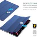 ProCase Smart Case for iPad Pro 12.9 2022/2021/2020/2018, Slim Stand Hard Back Shell Smart Cover for iPad Pro 12.9" 6th Gen/5th Gen/4th Gen/3rd Gen -Navy