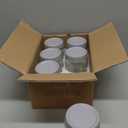 Overnight Oats Containers with Lids, 16oz Wide Mouth Mason Jars with Lids, 6 Pack Glass Jars with Airtight lid for Chia Pudding Yogurt Salad, Meal Prer Oatmeal Jars, Gray