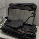 EKR Rav4 Seat Covers Custom Fit for Toyota Rav4(Gasoline) 2019 2020 2021 2022 2023 2024 2025 LE/XLE/XLE Premium/Limited,Leather Car Seat Cover Full Set for SUV,Faux Leather(Black/Gray)