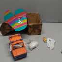 Bluey Heeler 4WD Family Toddler Toy Car with 4 Figures, Surfboards and Sticker Sheet, Pretend Play, Bluey Toys for Kids Ages 3+