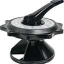 SPX0715BA3 Key Cover and Handle Assembly Compatible with Hayward Vari-flo 2-inch Multiport Valves SP0716, SP0715. SPX0715BA3 is compatible with Pro Series Top-Mount Sand Filter Models S220T2, S270T.