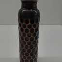 Copper Water Bottle, 32oz, Antique Black Diamond, Ayurvedic Water Bottle with Lid, for Hiking, Camping, Home, Office, Gym, Travel, Outdoor Activities
