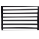 Multi-Purpose Over The Sink Roll-Up Drying Rack, Black, Size 13*18 inch