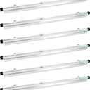 QWORK Blueprint File Hanging Clamps, 6 Pack 30" Blueprint Binding Strips, Large Document Storage and Organization for Poster, Plans & Drawings