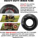 AR-PRO Replacement 18x8.50-8 18x9.50-8 Inner Tubes for Golf Cart, ATV, UTV, Lawn Tractor, Garden Trailer, Snow Blowers, and More - with TR-13 Straight Valve Stems - Made from Durable Butyl Rubber
