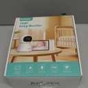 5" Video Baby Monitor with Camera and Audio, 720P HD Wireless No WiFi No App, 2-Way Talk,Voice Motion Detection, 8 Lullabies, 1000ft Long Range, Night Vision, Temperature & Feeding Alarm, 355° PTZ