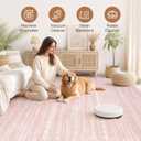 Nakagishi Boho 7x9 Area Rug Living Room Rugs Machine Washable Pink