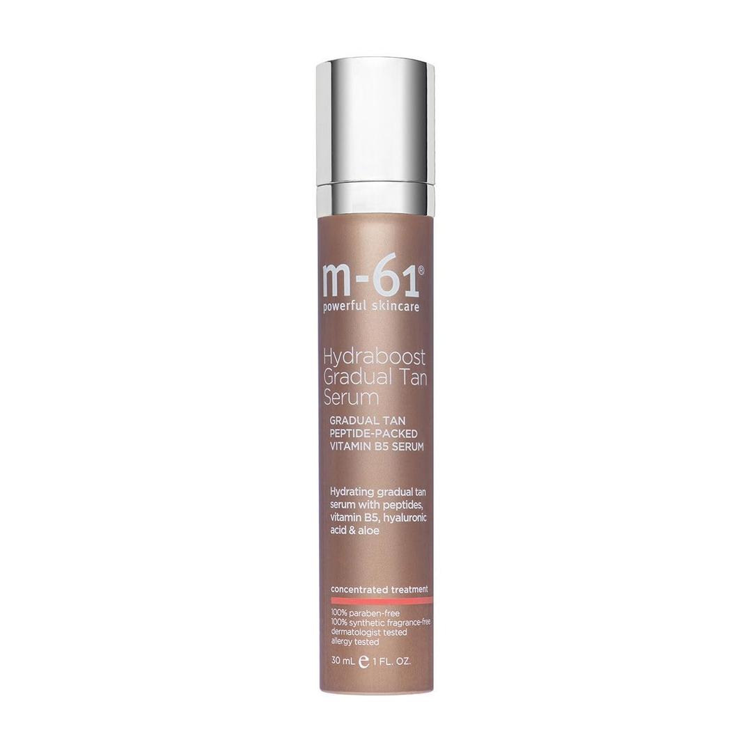 m-61 Hydraboost Gradual Tan Serum | Hydrating Gradual Tan Face Serum For A Streak-Free, Natural-Looking Glow. With Hyaluronic Acid, Peptides, and Vitamin B5. Dermatologist and Allergy Tested - 1 Fl Oz