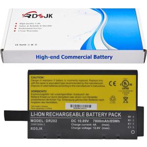 DR202 ACC-006-591 Laptop Battery for Getac X500 V100 V200 V1010 S400 Series DR202S DR202X LI202S LI202SX RS2020 ME202C ME202EK ME202 ME202A ME202B ME202H BP-LP2900 338911120104 441847500001 HKNN4004A