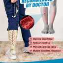 FuelMeFoot 6 Pairs Compression Socks for Women & Men 15-20mmHg Graduated Support Knee High Socks for Nurses, Travel, Athletic (Large-X-Large, 01 Assort - Black/Blue/Grey/Pink/Beige/White)