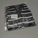 Womens Striped Summer Dresses 2025 Casual Loose Short Sleeve V Neck Collared Knit Maxi Sweater Dress (L)