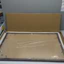 20x30 Frame Set of 2, Rustic Brown Wood Style - Display 16x24 Picture with Mat or 20 x 30 Poster without Mat, Wall Mounting Horizontal and Vertical