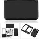 Replecement Case for 3DS LL, Full Housing Case Cover Shell Repair Parts Complete Replacement Kit for 3DS XL Black