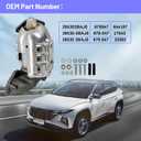 33362 Front Catalytic Converter with Gasket Kit Compatible with 2016 2017 2018 Hyundai Tucson Sport L4 1.6L AWD Replace#285302BAJ0, 679-547, 679547, 679 547,17543, 644197