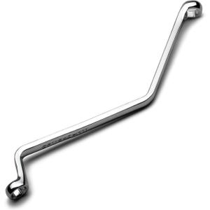 Capri Tools 11 mm Brake Bleeder Wrench, Angled Double Box End, Metric