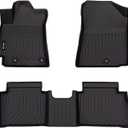 HAFIDI Floor Mats Fit for 2019-2024 Kia ForteSEXFELXLXSGTGT-LineAll Weather Protection TPE Anti-Slip Automotive Floor Liners, Fits 1st & 2nd Row Full Set Custom Accessories, Black