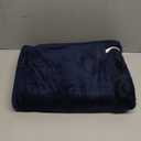 Electric Heated Foot Warmer with Dual-Sided Heating Elements, Washable Feet Heating Pad Under Desk/in Bed, 20 x 20 Heated Pad in Home Office 2h Timer 3 Temperature Settings (Blue)