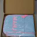 Mahjong Rack Storage Bag, Moisture Protection, 54x17x5cm, Mahjong Travel Bag, Mah Jong Tile Bags, with Zippered and Waterproof, for Outdoor Travel Indoor Home (Blue)