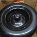 11x4.00-5 Flat Free Tire and Wheel (2 Pack),Universal 11x4-5 Solid Smooth Tractor Turf Tire with Rim, 3.4" Centered Hub and 3/4" & 5/8" Bushing, For Zero Turn Mowers and Riding Lawn Mower