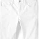 The Children's Place Girls' Denim Skimmer Shorts (14, White)