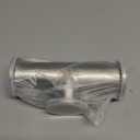 QiiMii Tri Clamp 1.5" instrument Tee Tri Clover Tee Fittings 3 Way Stainless Steel SS316L,38mm Pipe OD(1.5 Inch),Used In Pharmacy