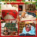 4 Pcs Christmas Sherpa Throw Blankets for Couch Bed Sofa Xmas Fleece Throw Blankets Soft Warm Christmas Decorations Cozy Fleece Fuzzy for Xmas Winter Holiday(50 x 60 Inches,Classic Style)