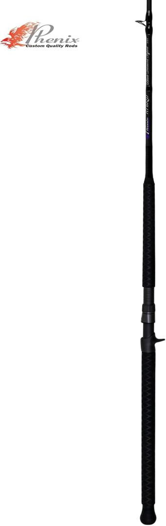 Phenix Rods Black Diamond Hybrid Inshore / 83 / 1 PC / 10-30 LB LINE Rating/Fast Taper Action/Fuji MNSG Silicon Carbide Guides/Fuji TDPS Reel SEAT/X-Tube Full Grip Handle