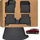 Floor Mats for Ford Escape 2013-2019, TPE Waterproof Non-Slip All Weather Protection Custom (Floor Mats & Cargo Liner)