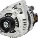 130Amp Alternator Compatible with Honda Accord 2008-2012 L4 2.4L & Acura TSX 2009-2014 L4 2.4L - Replaces 11390, 104210-5890, 31100-R40-A01