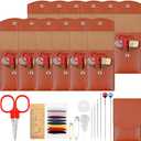 FineCheer 12 Sets Mini Sewing Kit Travel Sewing Kits Bulk Portable Sewing Bag Set Thread Repair Kit with Needles Pin Threads Button, DIY Supplies with Accessories for Adults, Beginners, Travelers