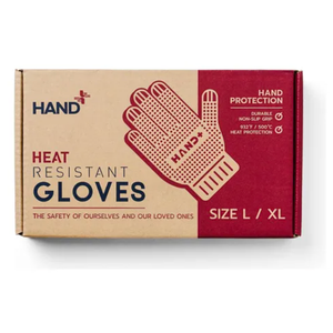 2Set Red+Blue Extreme Heat Resistant Oven Gloves Cooking Gloves for BBQ, Grilling, Baking, Cutting, Smoker Fireplace, Household Essentials